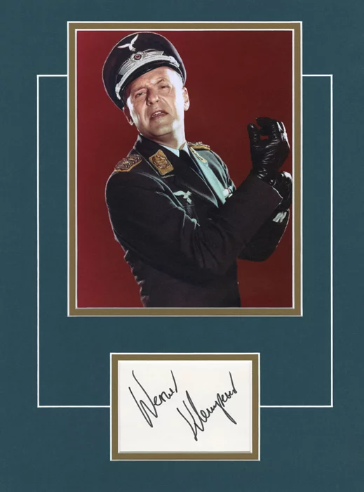 Werner Klemperer autograph