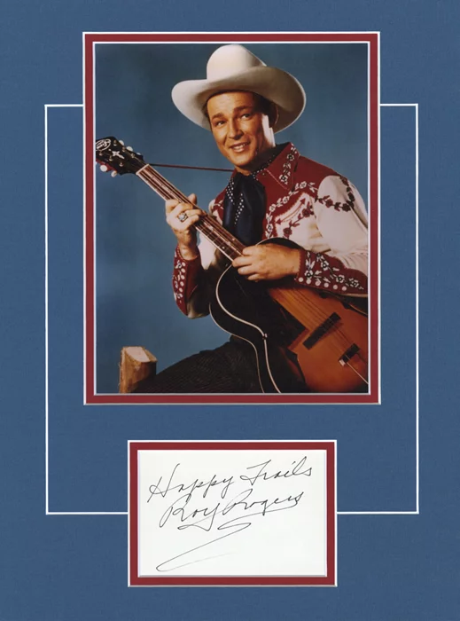 Roy Rogers autograph