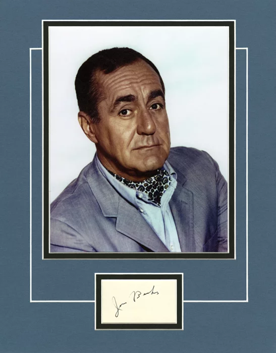 Jim Backus autograph