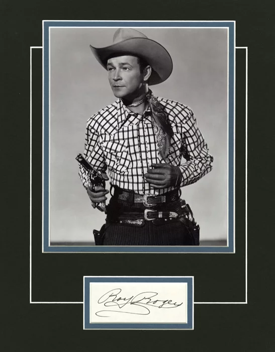 Roy Rogers autograph