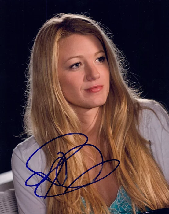 Blake Lively autograph