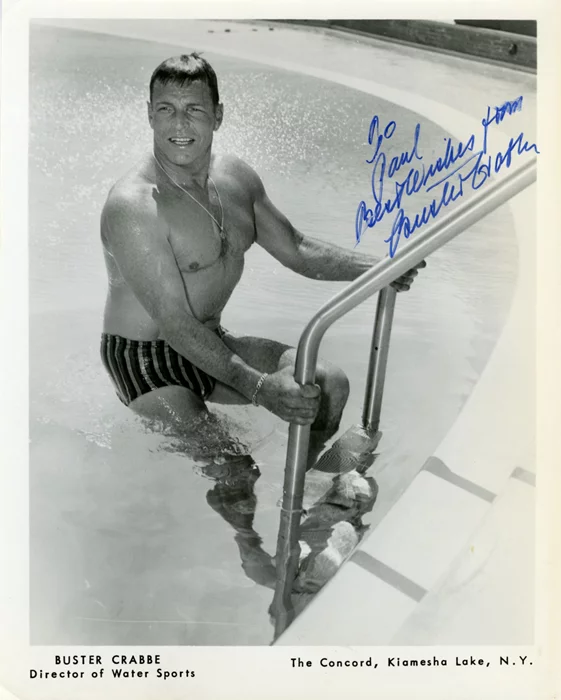 Buster Crabbe autograph