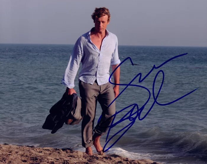 Simon Baker autograph