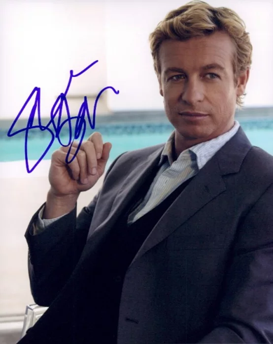 Simon Baker autograph