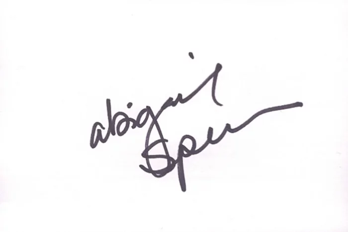 Abigail Spencer autograph