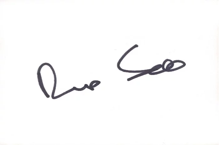 Rufus Sewell autograph