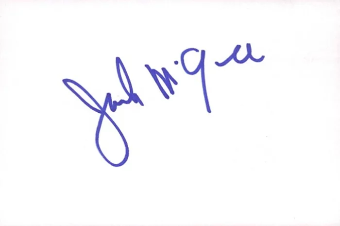 Jack McGee autograph