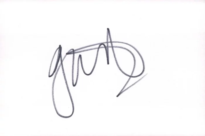 Gavin Rossdale autograph