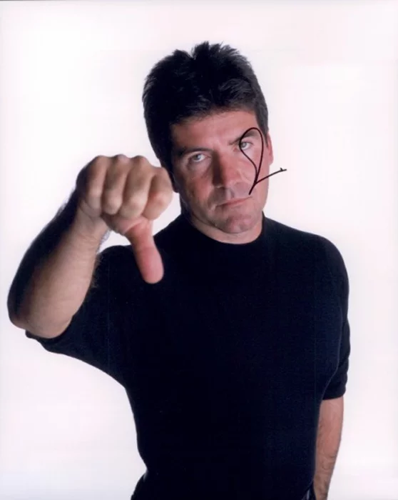 Simon Cowell autograph