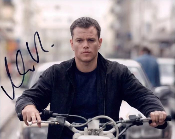 Matt Damon autograph