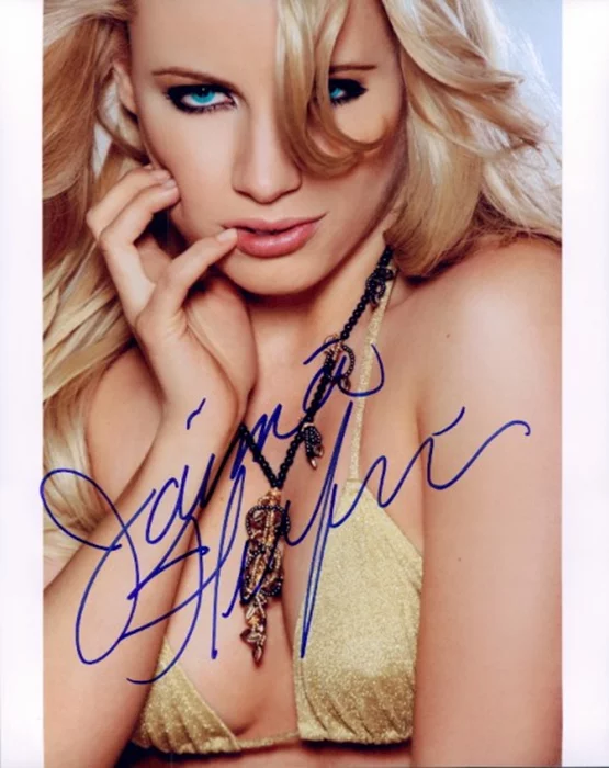 Jaimie   Hilfiger autograph