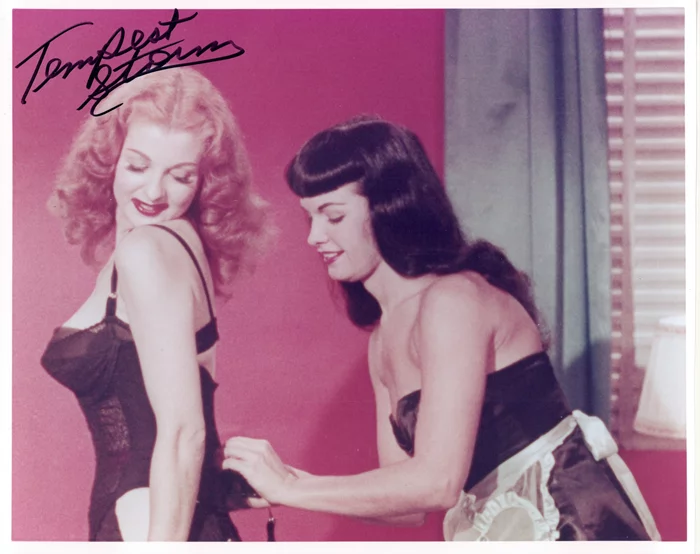 Tempest Storm autograph