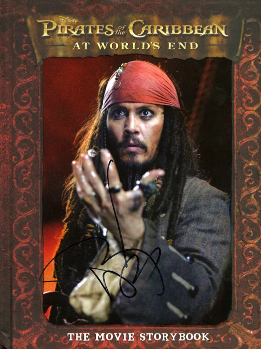 Johnny Depp autograph
