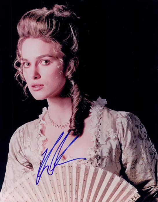 Keira Knightley autograph