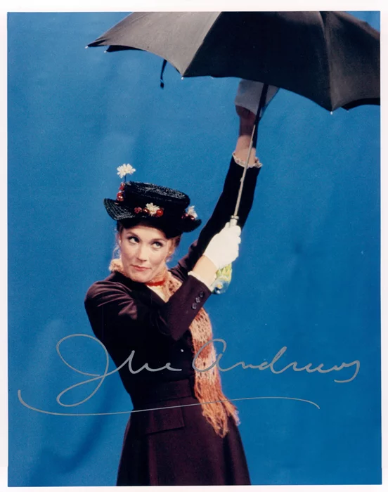 Julie Andrews autograph