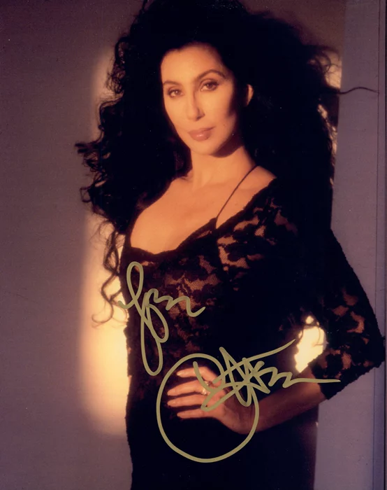 Cher autograph
