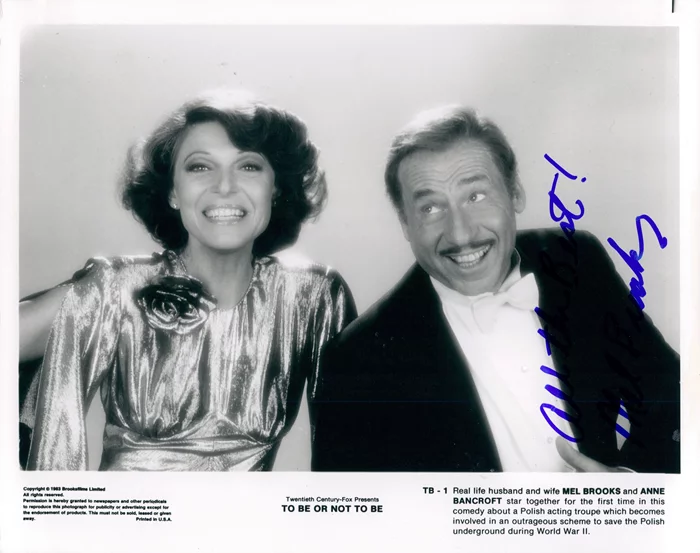 Mel Brooks autograph