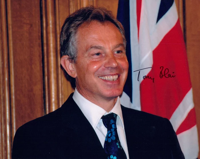 Tony Blair autograph