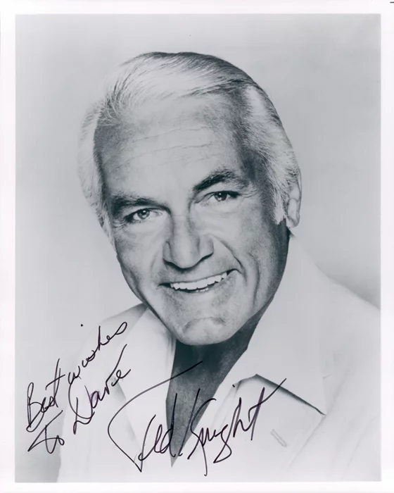 Ted Knight autograph