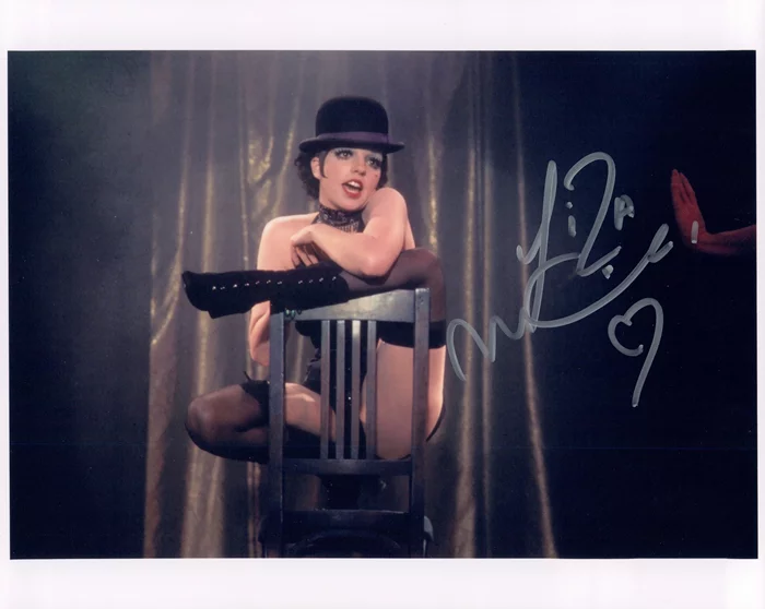 Liza Minnelli autograph