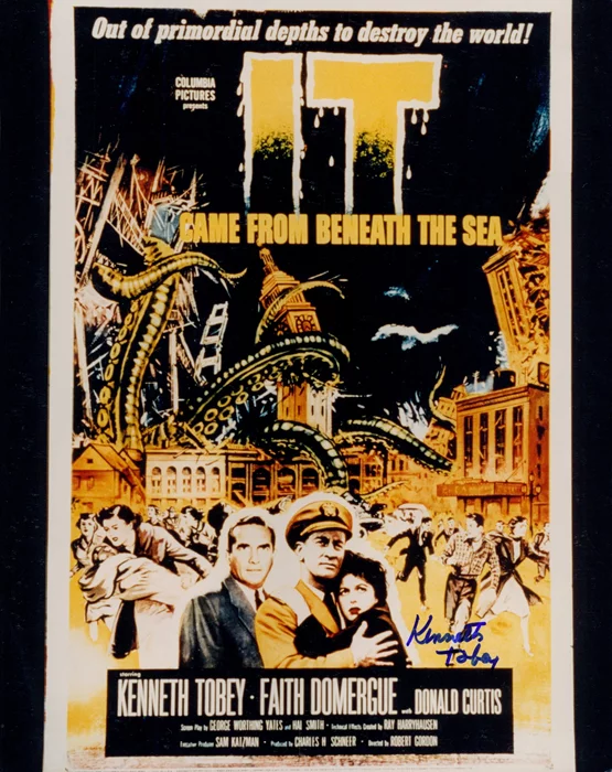 Kenneth Tobey autograph