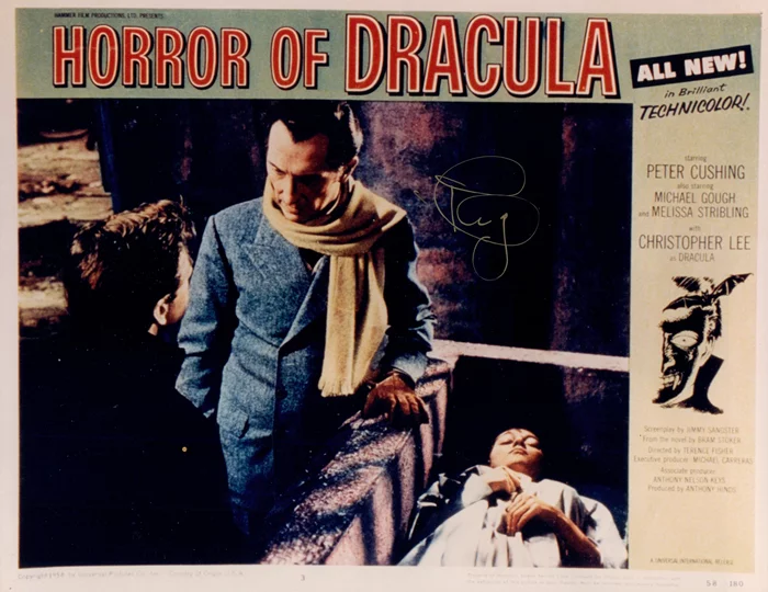 Peter Cushing autograph