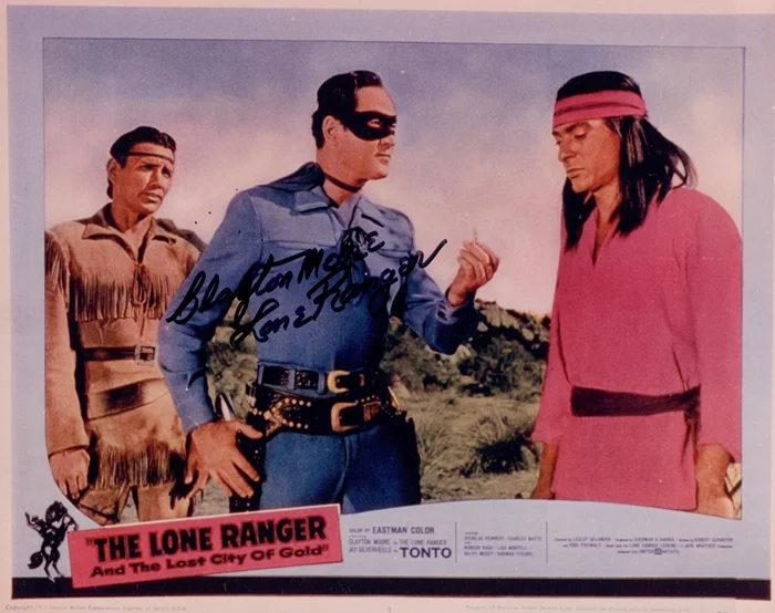 Clayton Moore autograph