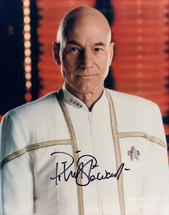 Patrick Stewart autograph