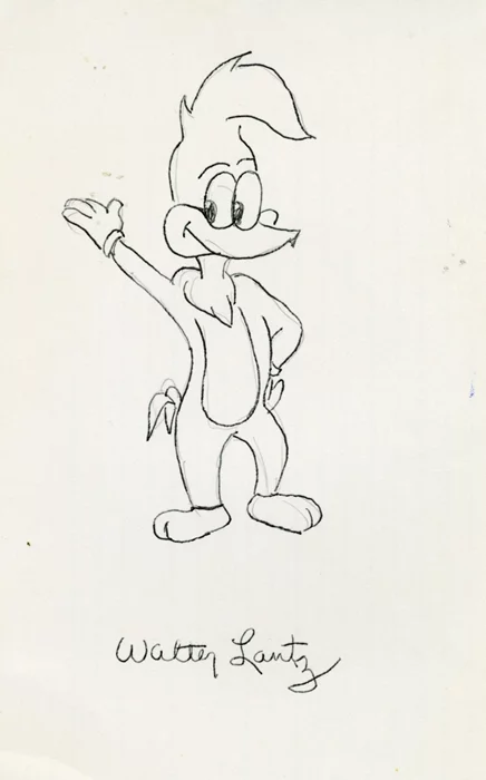 Walter Lantz autograph