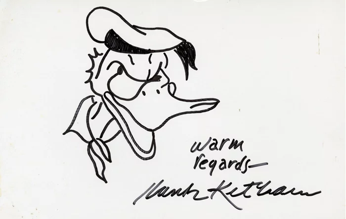 Hank Ketcham autograph