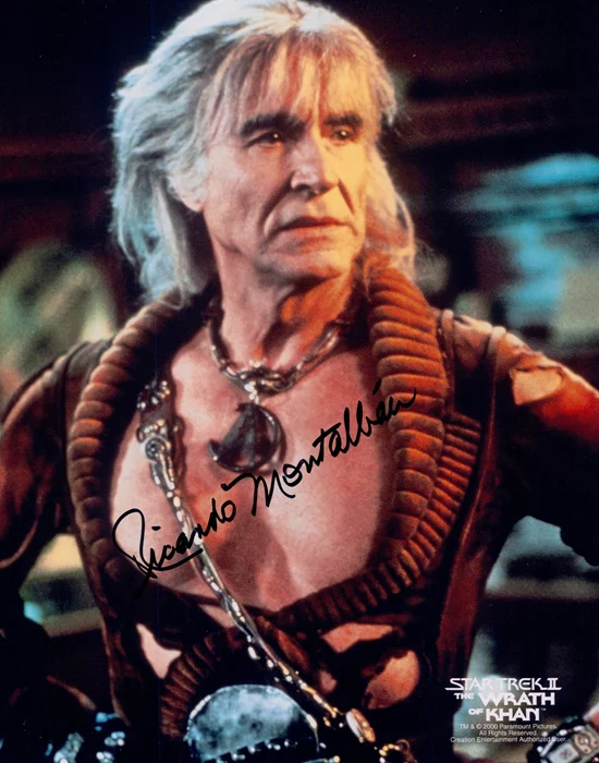 Ricardo Montalban autograph
