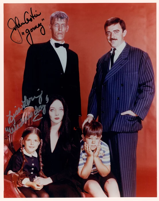 The Addams Family autograph