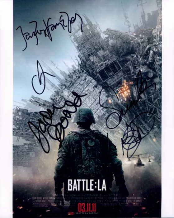 Battle: LA autograph