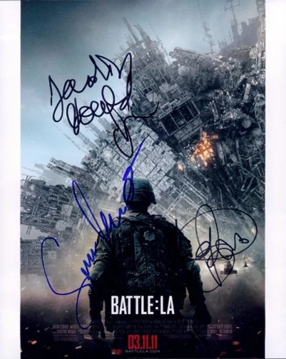 Battle: LA autograph