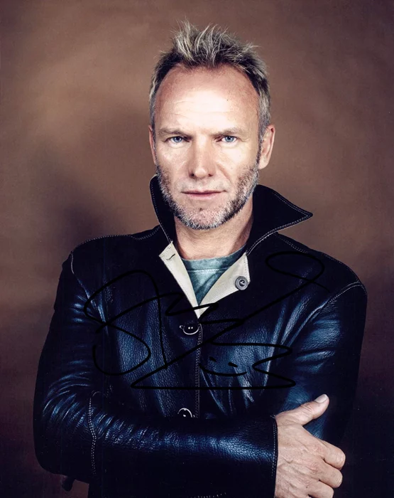 Sting autograph