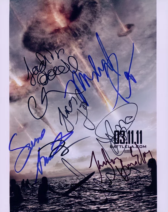 Battle: LA autograph