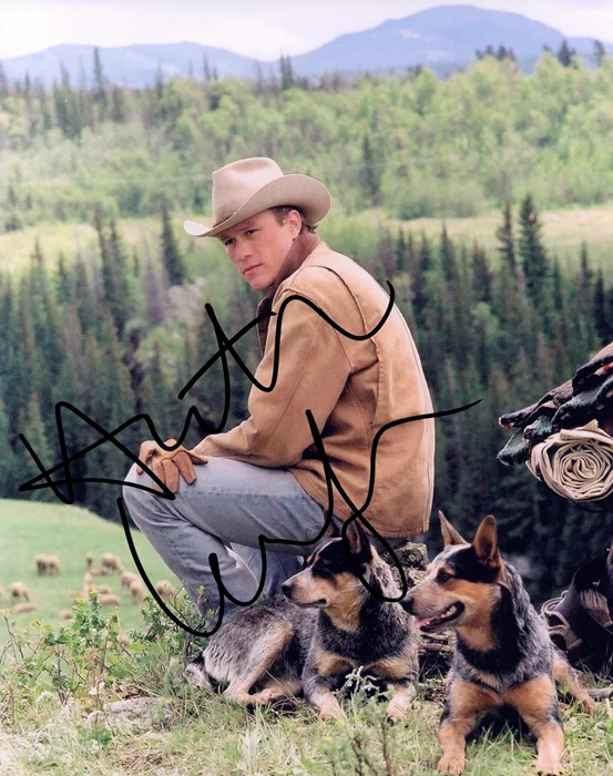 Heath Ledger autograph