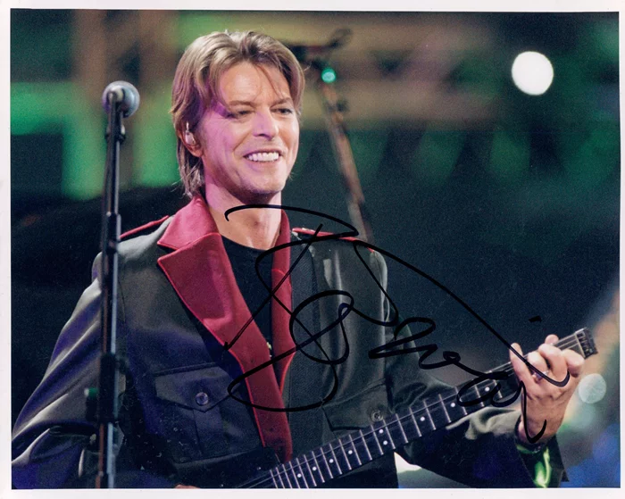 David Bowie autograph