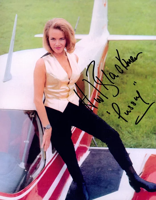 Honor Blackman autograph