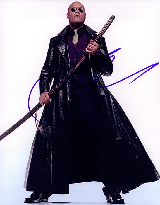 Laurence Fishburne autograph