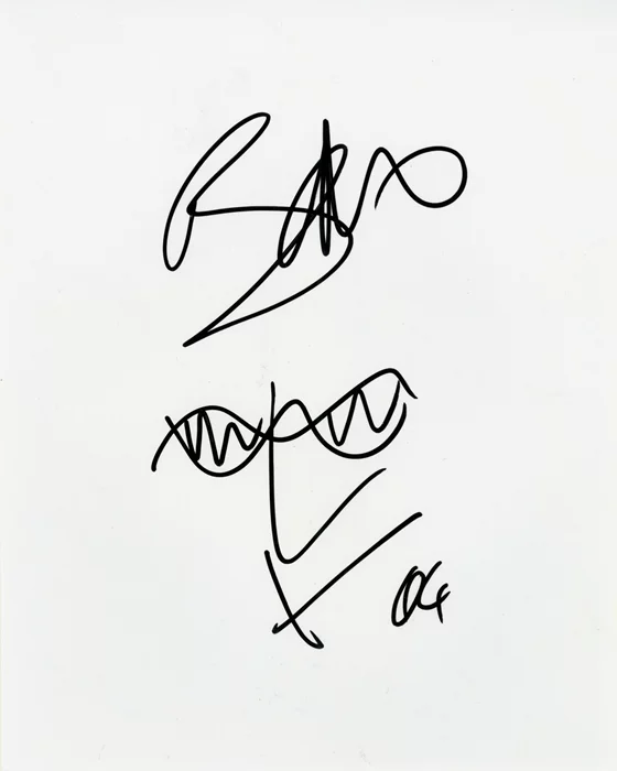 Bono autograph