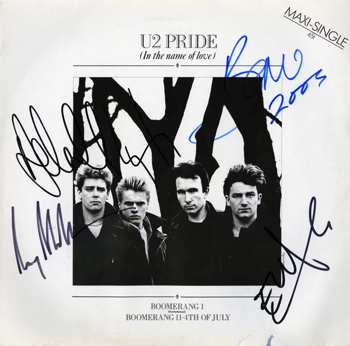 U2 autograph