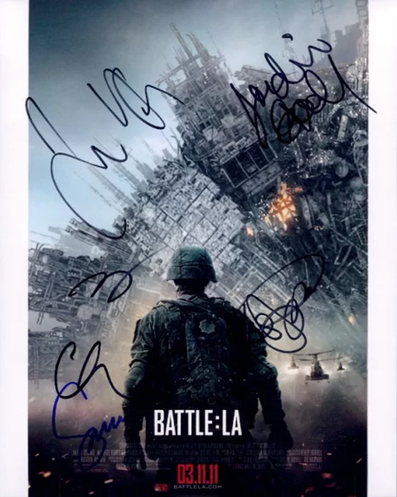 Battle: LA autograph