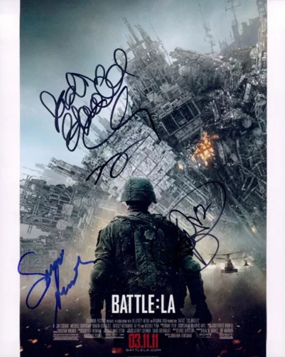 Battle: LA autograph