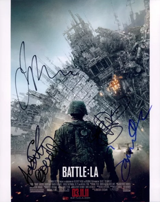 Battle: LA autograph
