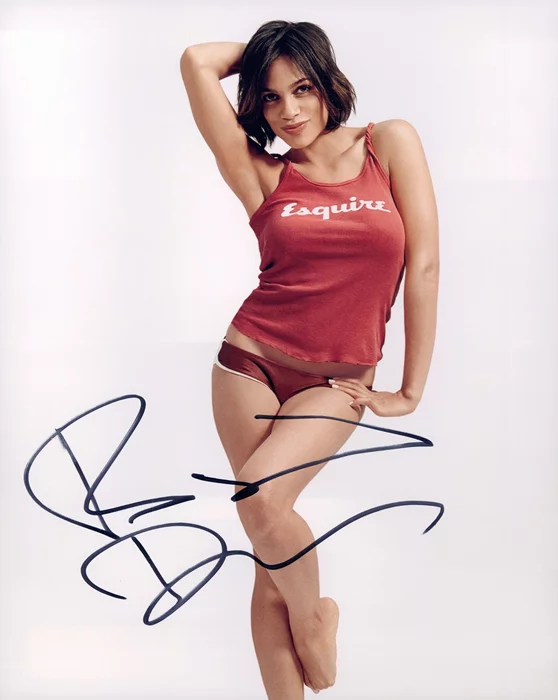 Rosario Dawson autograph