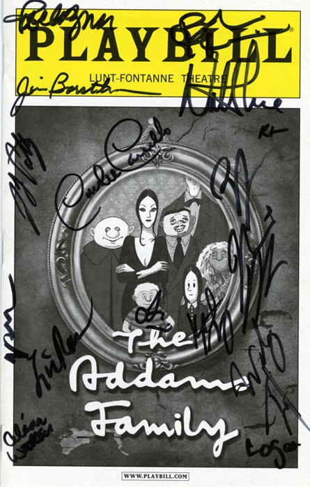 The Addams Family autograph