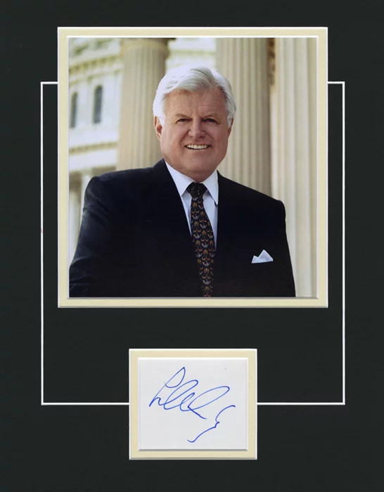 Ted Kennedy autograph