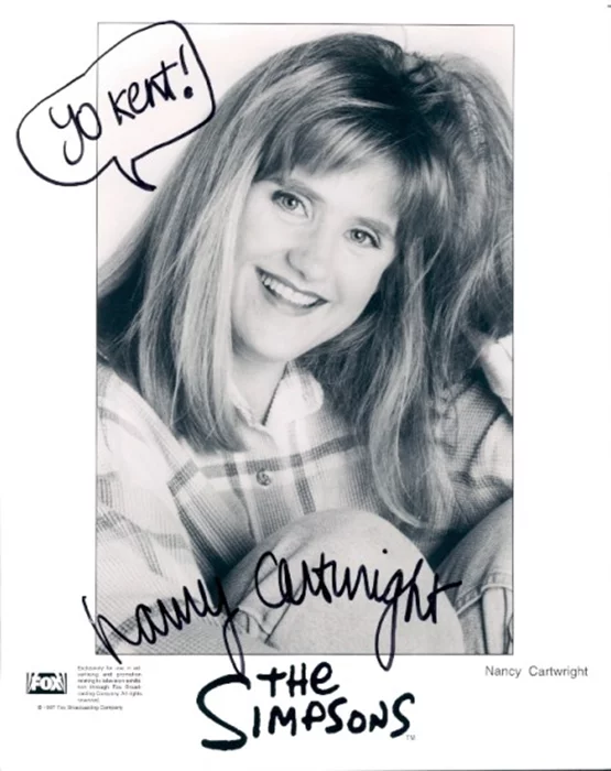 Nancy Cartwright autograph