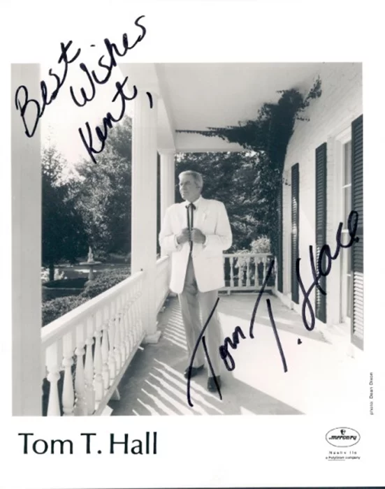 Tom T. Hall autograph